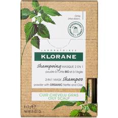 Klorane Hårprodukter Klorane Nettle & Glay Powder Shampoo Mask 8x3 g