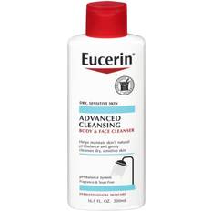 Eucerin Facial Cleansing Eucerin Advanced Cleansing Body and Face Cleanser Fragrance Free 16.9fl oz