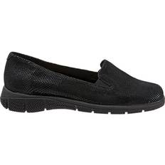 Mesh - Women Loafers Trotters Universal - Black Mini Dot