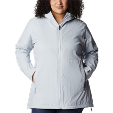 Gray - Women Rain Jackets & Rain Coats Columbia Women’s Switchback Lined Long Jacket Plus - Cirrus Grey