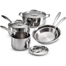 Tramontina stainless steel cookware set Tramontina Gourmet Cookware Set with lid 8 Parts