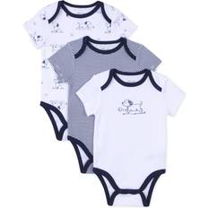 Bodysuits Little Me Puppy Toile Bodysuits 3-Pack - Navy/White (LB804529N)