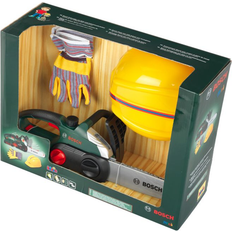 Sound Toy Tools Klein Bosch Chainsaw with Helmet & Gloves Set