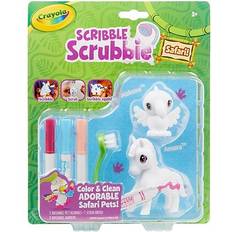 Crayola Scribble Scrubbie Safari Animals Bird & Zebra