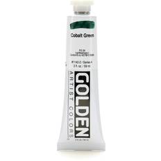 Golden Heavy Body Acrylics cobalt green 2 oz