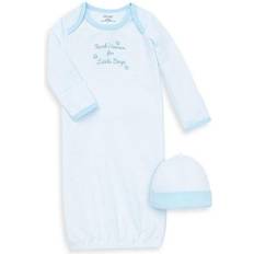 Nightgowns Little Me Thank Heaven for Little Boys Sleeper Gown & Hat - Blue