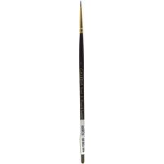 Brown Painting Accessories Winsor & Newton Galeria Short Handled Brushes round 0