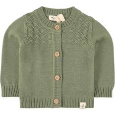 12-18 kk Neuletakit Little Jalo Knitted Cardigan - Khaki