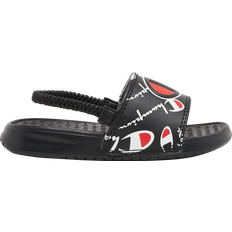 Boys - Synthetic Slippers Champion Boy's Super Slide Split - Black/Red/White