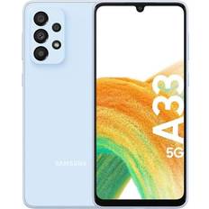 Samsung 2022 Mobiltelefoner Samsung Galaxy A33 5G 6GB RAM 128GB Awesome Blue