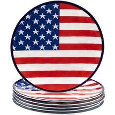 Certified International Stars & Stripes Dinner Plate 27.94cm 6pcs