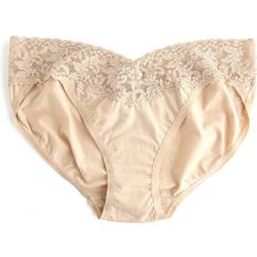 Lace Panties Hanky Panky Supima Cotton V-kini Briefs - Chai