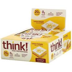 Sugar Free Food & Drinks Think High Protein Bars Lemon Delight 60g 10 pcs