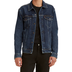 Elastane/Lycra/Spandex - Men Outerwear Levi's Trucker Jacket - Colusa/Dark Wash