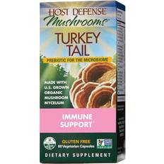 Host Defense Mushrooms Organic Turkey Tail 60 Vegetarian Capsules