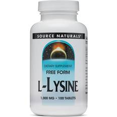 L lysine 1000mg Source Naturals Free Form L-Lysine 1000 mg 100 Tablets 100 pcs