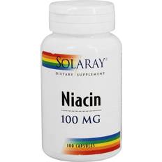 Solaray Niacin 100 mg 100 Capsules 100 pcs