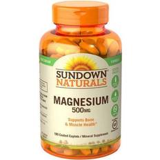 Magnesium 500 mg Sundown Naturals Magnesium 500 mg 180 Coated Caplets