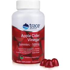 Apple cider gummies Trace Minerals Research Apple Cider Vinegar Gummies Strawberry Melon Flavor 500 mg. 60 Gummies