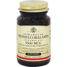 Mcg 30 Solgar Methylcobalamin Sublingual Vitamin B12 5000 mcg 30 Nuggets