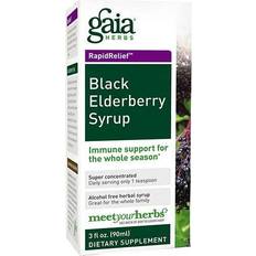 Gaia Herbs RapidRelief Black Elderberry Syrup 3 fl oz