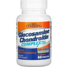 21st Century Glucosamine Chondroitin Complex Plus MSM Advanced Triple Strength 80 Tablets