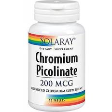 Chromium picolinate Solaray Chromium Picolinate 200 mcg 50 Tablets