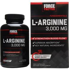 Vitamins & Supplements Force Factor Fundamentals L-Arginine 3000 mg. 150 Capsules