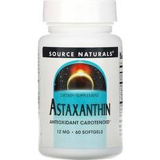 Astaxanthin 12mg Source Naturals Astaxanthin 12 mg 60 Softgels