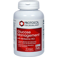 Vitamins & Supplements Protocol For Life Balance Glucose Management with Berberine HCl 90 Softgels