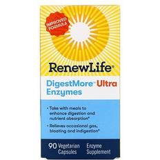 Renew Life DigestMore Ultra Enzymes 90 Vegetarian Capsules