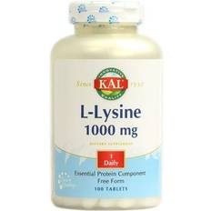 L lysine Kal L-Lysine, 1,000 mg, 100 Tablets