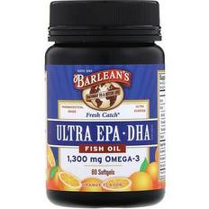 Barlean's Ultra EPA DHA Double Potency Omega-3 Orange 60 Softgels