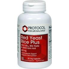 Protocol For Life Balance Red Yeast Rice Plus 600 mg 90 Veg Capsules