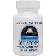 Vitamins & Supplements Source Naturals Melatonin 2.5 MG Peppermint 60 Lozenges