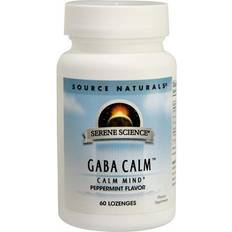 Vitamins & Supplements Source Naturals Serene Science GABA Calm Peppermint 60 Lozenges