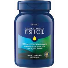 GNC Vitamins & Supplements GNC Triple Strength Fish Oil 60 Softgels 60 Softgels