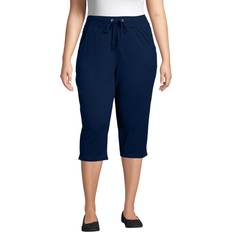 Women's JMS French Terry Capris - Navy