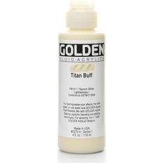 Golden Fluid Acrylics titanium buff 4 oz