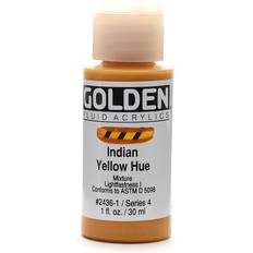 Golden Fluid Acrylics historical indian yellow hue 1 oz