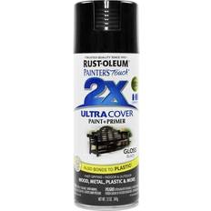 Rust-Oleum Painter's Touch Ultra Cover Aerosol Paint 12Oz-Gloss Black