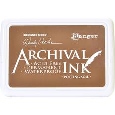 Ranger Archival Ink Wendy Vecchi Designer Series potting soil 2 1 2 in. x 3 3 4 in. pad