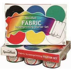 Speedball Fabric Screenprinting Starter Set 6x120ml