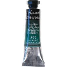 Green Water Colours Sennelier L'Aquarelle French Artists' Watercolor forest green 10 ml C61