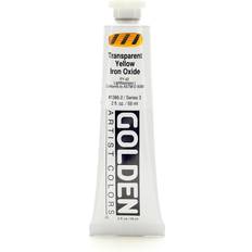 Golden Heavy Body Acrylics transparent yellow iron oxide 2 oz