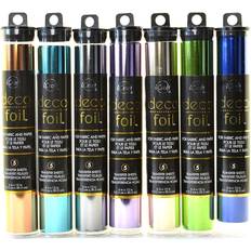 iCraft Deco Foil 6 in. x 12 in. pack of 5 sheets black