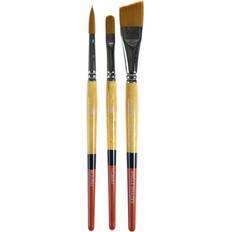 Gold Brushes Princeton Snap Brush Sets 1 short handle 3-piece