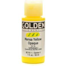 Golden Fluid Acrylics hansa yellow opaque 1 oz