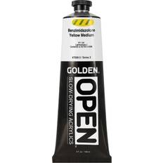 Golden OPEN Acrylic Colors benzimidazalone yellow medium 2 oz. tube