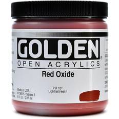 Golden OPEN Acrylic Colors red oxide 8 oz. jar